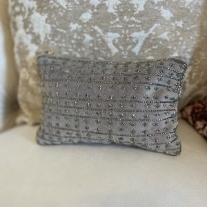 Velvet Sequined Clutch